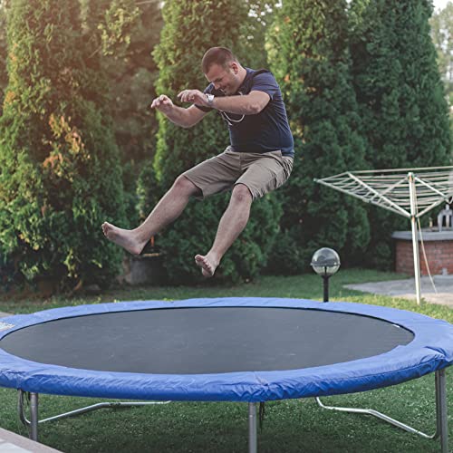 Giantex High-Elastic Trampoline Mat for 10ft Round Frame Fits All Ages, Weather-Resistant Perfect for Backyard Fun, Ela