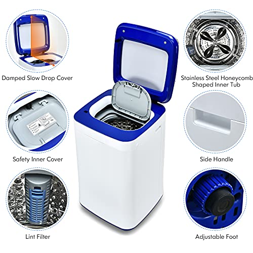 Giantex Portable Washing Machine for Apartment Dorm RV with Water Heating and Built-In Drain Pump  
Giantex Portable Was