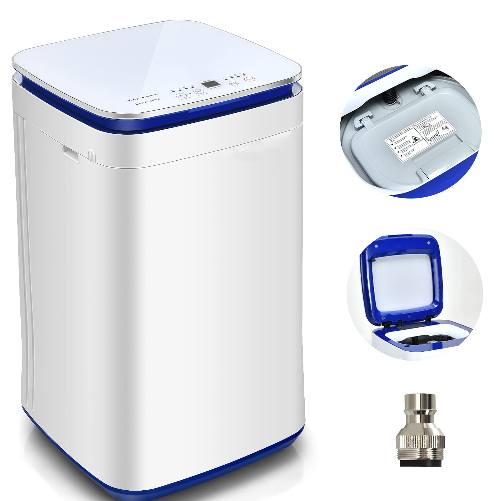 Giantex Portable Washing Machine for Apartment Dorm RV with Water Heating and Built-In Drain Pump  
Giantex Portable Was