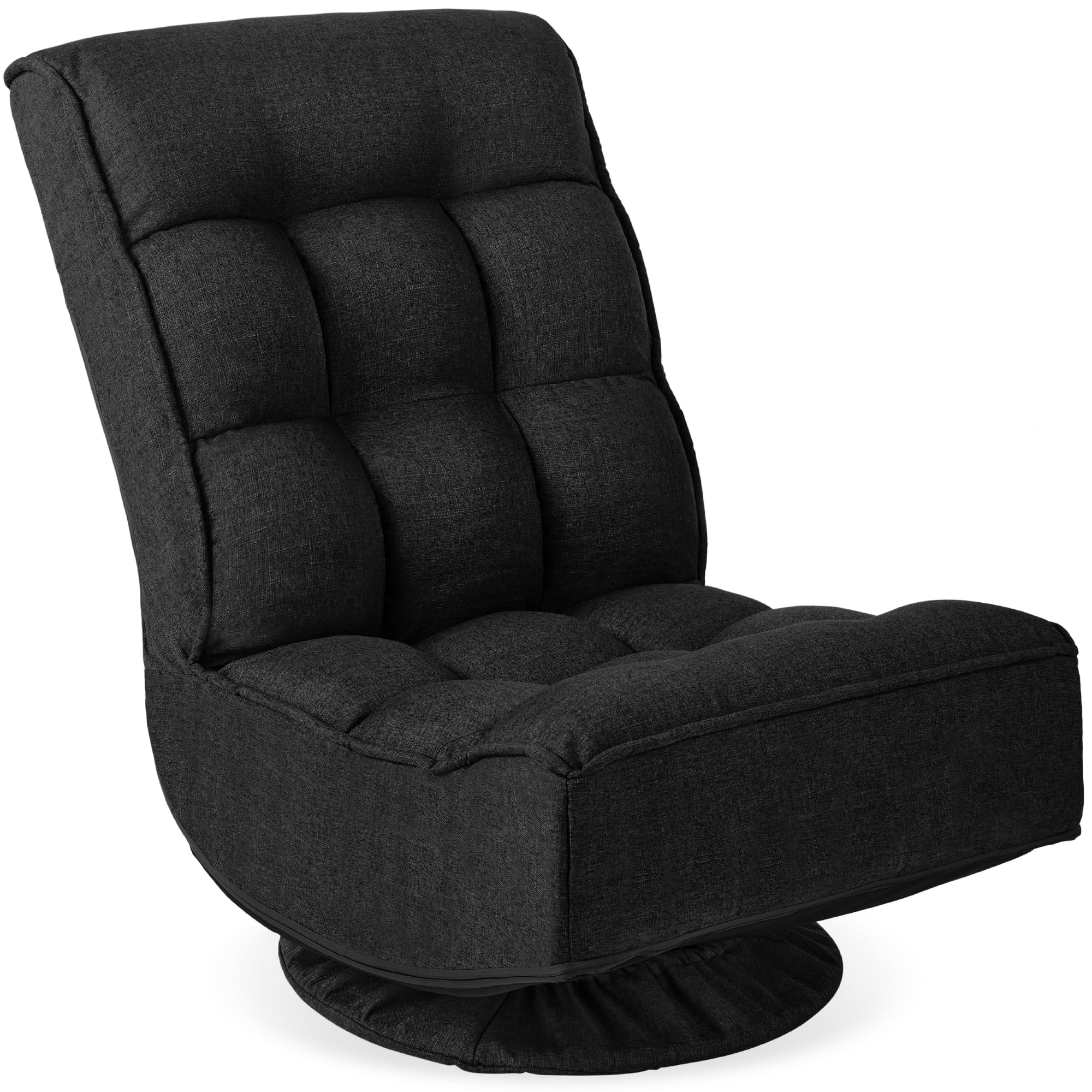 Best Choice Products Reclining Folding Floor Gaming Chair for Home Use - Black  
Best Choice Products Reclining Folding